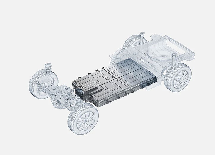 Velik baterijski sklop <span>v modulih</span>